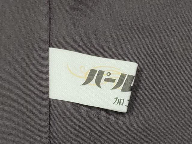 平和屋着物●江戸小紋 変わり万筋 白鼠色×黒色 正絹 逸品 CABA1190hy