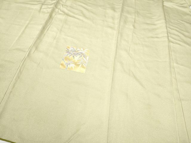 平和屋着物●訪問着　色紙草花文　金彩　正絹　逸品　CABA1193hy