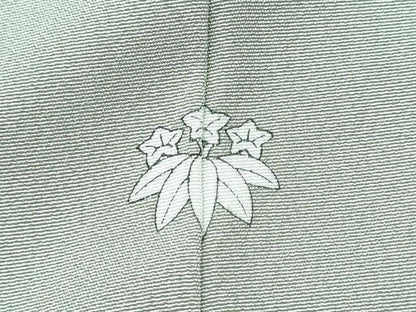 平和屋着物●豪華色留袖　駒刺繍　色紙重ね飛鶴草花文　金彩　正絹　逸品　CABA1196hy
