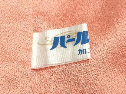 平和屋着物●訪問着　雪輪重ね花文　金彩　正絹　逸品　CABA1227gh
