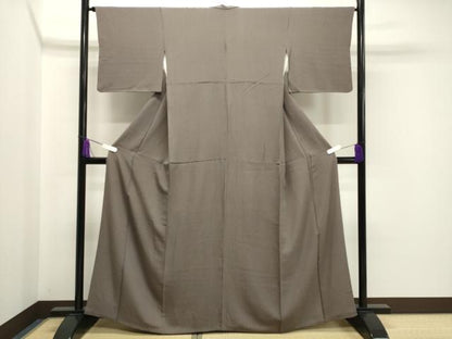 平和屋着物●上質な小紋 縞 正絹 逸品 CABA1229gh