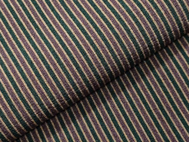 平和屋着物●上質な小紋 縞 正絹 逸品 CABA1229gh