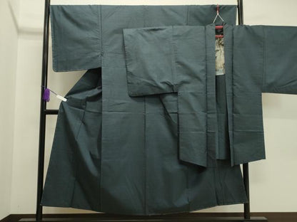 平和屋着物●男性　本場大島紬　アンサンブル　80亀甲　総詰め　正絹　逸品　CABA1239gh