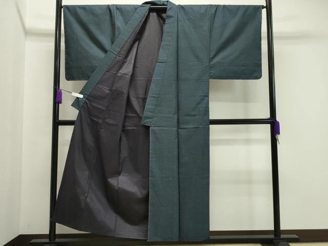 平和屋着物●男性　本場大島紬　アンサンブル　80亀甲　総詰め　正絹　逸品　CABA1239gh