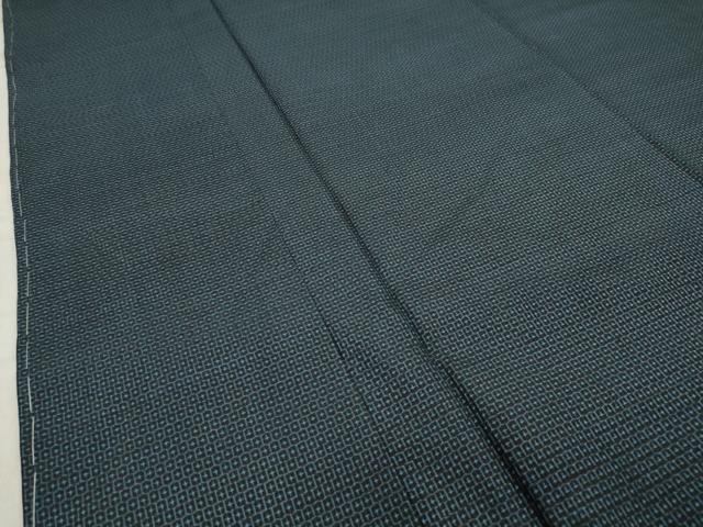 平和屋着物●男性　本場大島紬　アンサンブル　80亀甲　総詰め　正絹　逸品　CABA1239gh