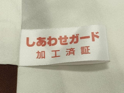 平和屋着物●本場大島紬 9マルキ 色紙重ね文 正絹 逸品 CABA1246gh