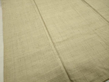 平和屋着物●上質な紬 縞 ロング丈 正絹 逸品 未使用 CABA1275gh