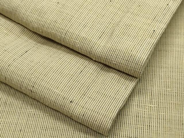 平和屋着物●上質な紬 縞 ロング丈 正絹 逸品 未使用 CABA1275gh