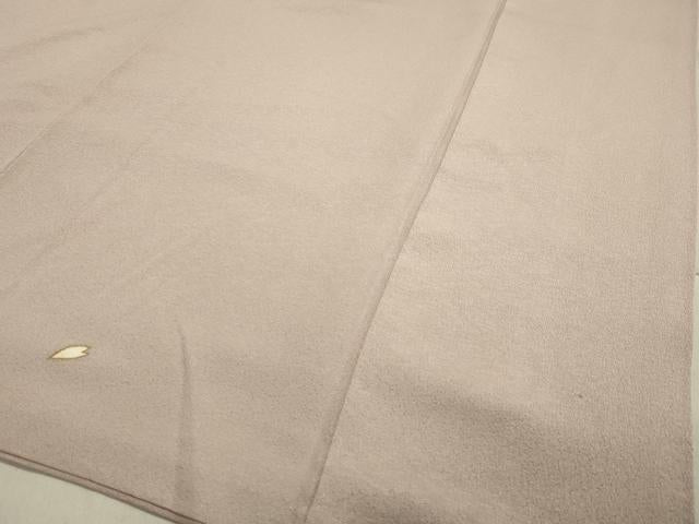 平和屋着物●訪問着　駒刺繍　流水枝花文　金彩　正絹　逸品　CABA1301gh