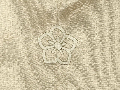 平和屋着物●豪華色留袖 立波花唐草文 砂色 正絹 逸品 CABA1307gh
