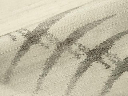 平和屋着物●上質な紬　群鶴文　正絹　逸品　未使用　CABA1324gh