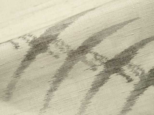 平和屋着物●上質な紬　群鶴文　正絹　逸品　未使用　CABA1324gh