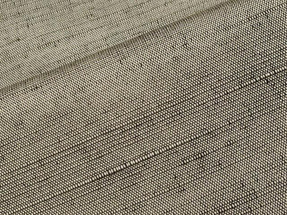 平和屋着物●男性　紬　髭紬羽織セット　霞文　薄墨色　正絹　逸品　CABA1331gh