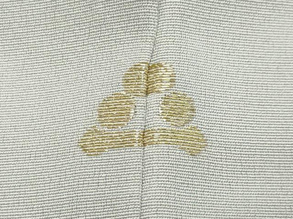 平和屋着物●京友禅作家 米沢新之助 訪問着 駒刺繍 飛鳥花文 金彩 正絹 逸品 CABA1337gh