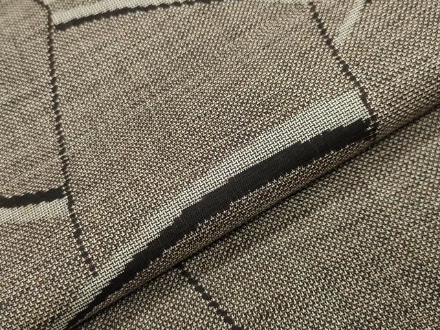 平和屋着物●本場大島紬 9マルキ 切嵌文様 正絹 逸品 CABA1356gh