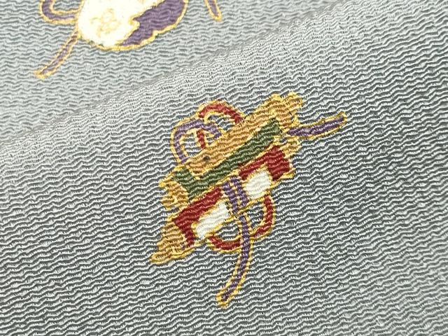 平和屋着物●訪問着 刺繍 宝尽くし文 金彩 高島屋扱い 正絹 逸品 CABA1366gh