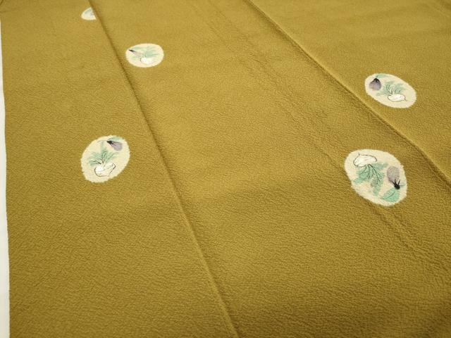 平和屋着物●上質な小紋　手描き　成り物　正絹　逸品　CABA1378gh