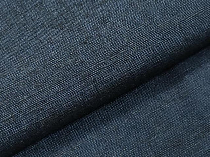 平和屋着物●男性　紬　髭紬羽織セット　漆黒色　正絹　逸品　未使用　CABA1406gh