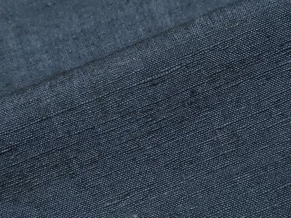 平和屋着物●男性　紬　髭紬羽織セット　漆黒色　正絹　逸品　未使用　CABA1406gh