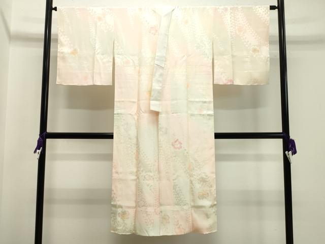 平和屋着物●長襦袢　袷　辻が花地紋　絞り　暈し染め　正絹　逸品　未使用　CABA1435gh