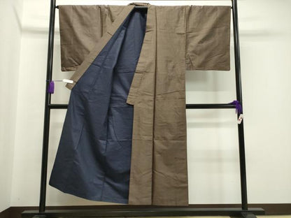 平和屋着物●男性 本場大島紬 アンサンブル 80亀甲 総詰め 正絹 逸品 CABA1448gh