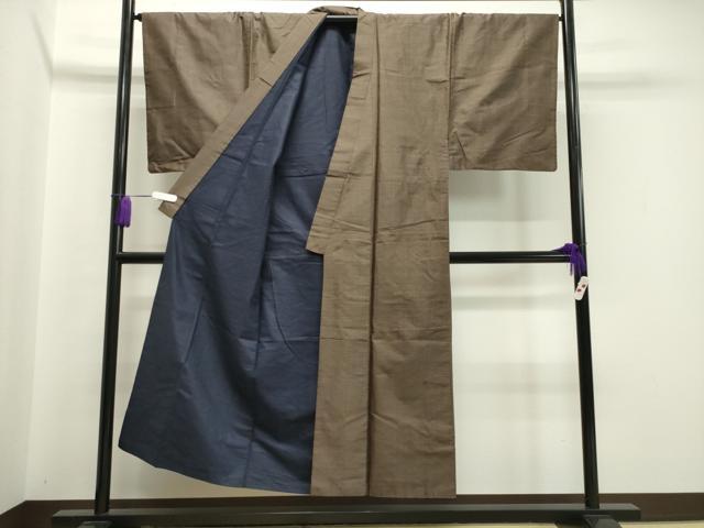 平和屋着物●男性 本場大島紬 アンサンブル 80亀甲 総詰め 正絹 逸品 CABA1448gh