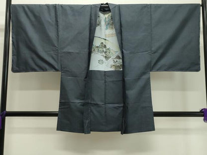 平和屋着物●男性　本場大島紬　アンサンブル　100亀甲　総詰め　正絹　逸品　未使用　CABA1449gh