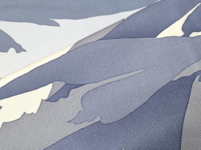 平和屋着物●京の匠日展作家　丹下雄介　訪問着　牡丹　シルエット　暈し染め　色紙付き　正絹　逸品　CABA1458gh