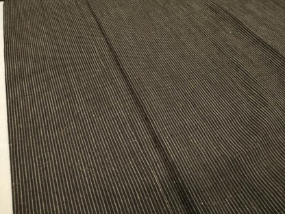 平和屋着物●男性 紬 アンサンブル 縞 正絹 逸品 CABA1500gh