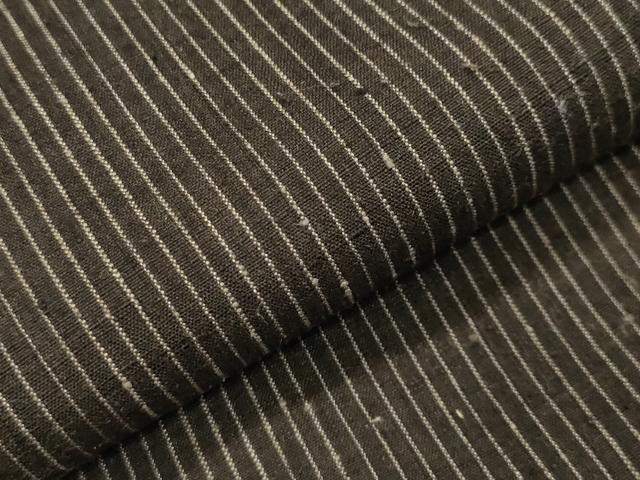 平和屋着物●男性 紬 アンサンブル 縞 正絹 逸品 CABA1500gh