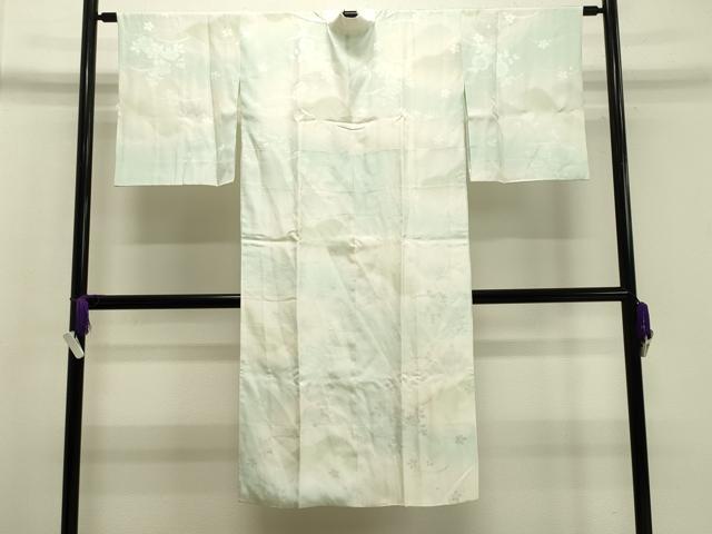 平和屋着物●長襦袢　袷　遠山花地紋　暈し染め　正絹　逸品　CABA1505gh