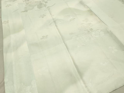 平和屋着物●長襦袢　袷　遠山花地紋　暈し染め　正絹　逸品　CABA1505gh