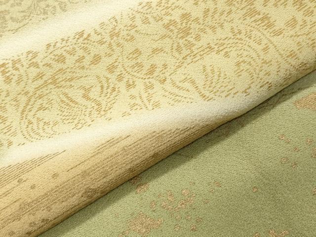 平和屋着物●漆屋金蔵 訪問着 鳳凰花唐草文 暈し染め 金彩 正絹 逸品 CABA1519gh