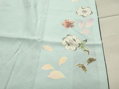平和屋着物●豪華振袖　辻が花　絞り　暈し染め　金彩　銀通し地　正絹　逸品　CABA1535gh