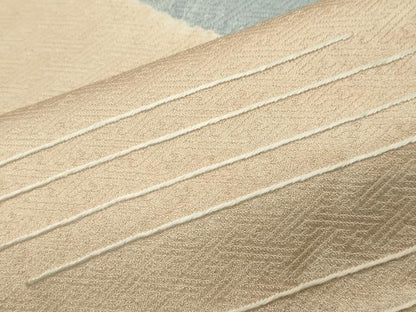 平和屋着物●訪問着　駒刺繍　絞り　松竹梅文　正絹　逸品　CABA1547gh