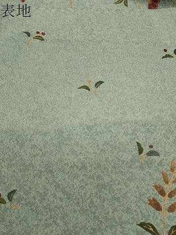 平和屋着物●訪問着　聚楽　本草染　雪輪花蝶文　正絹　逸品　CABA1598gh