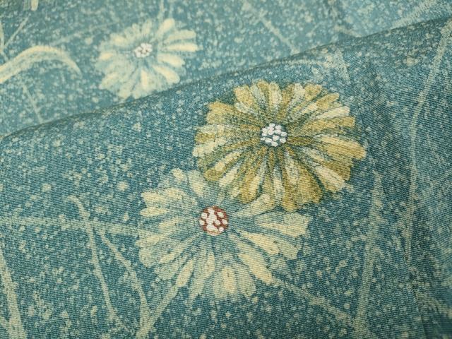 平和屋着物●訪問着　ろうけつ染め　枝花文　正絹　逸品　CABA1607ut