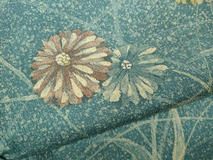 平和屋着物●訪問着　ろうけつ染め　枝花文　正絹　逸品　CABA1607ut