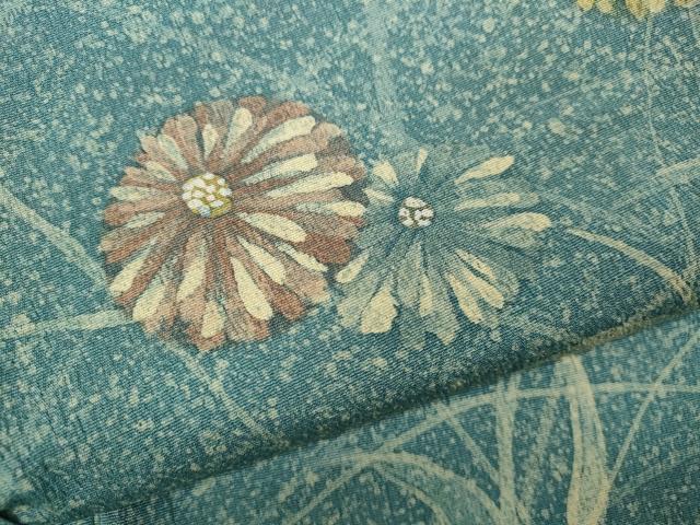 平和屋着物●訪問着　ろうけつ染め　枝花文　正絹　逸品　CABA1607ut