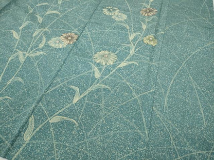 平和屋着物●訪問着　ろうけつ染め　枝花文　正絹　逸品　CABA1607ut