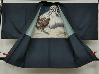 平和屋着物●男性　本場大島紬　アンサンブル　100亀甲　総詰め　正絹　逸品　CABA1628ut