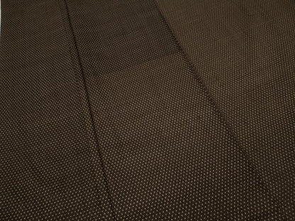 平和屋着物●男性　紬　アンサンブル　十字絣　正絹　逸品　CABA1629ut