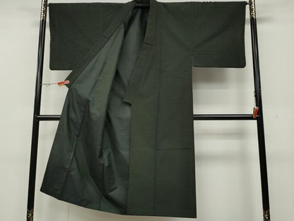 平和屋着物●男性　紬　アンサンブル　霞文　正絹　逸品　CABA1630ut