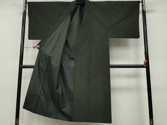 平和屋着物●男性　紬　アンサンブル　霞文　正絹　逸品　CABA1630ut