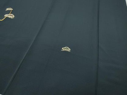 平和屋着物●訪問着 総刺繍 駒刺繍 松文 正絹 逸品 CABA1650ut