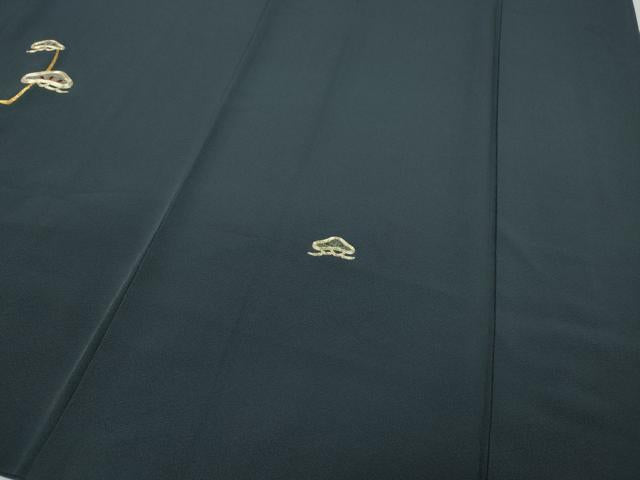 平和屋着物●訪問着 総刺繍 駒刺繍 松文 正絹 逸品 CABA1650ut