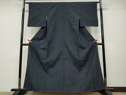 平和屋着物●本塩沢　110亀甲　花唐草文　正絹　逸品　未使用　CABA1651ut