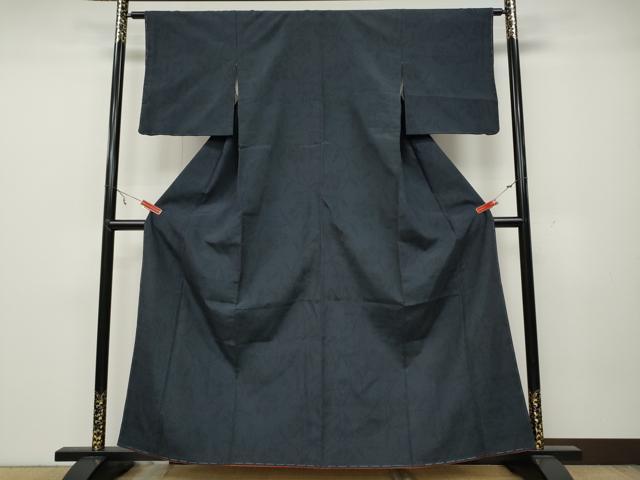 平和屋着物●本塩沢　110亀甲　花唐草文　正絹　逸品　未使用　CABA1651ut