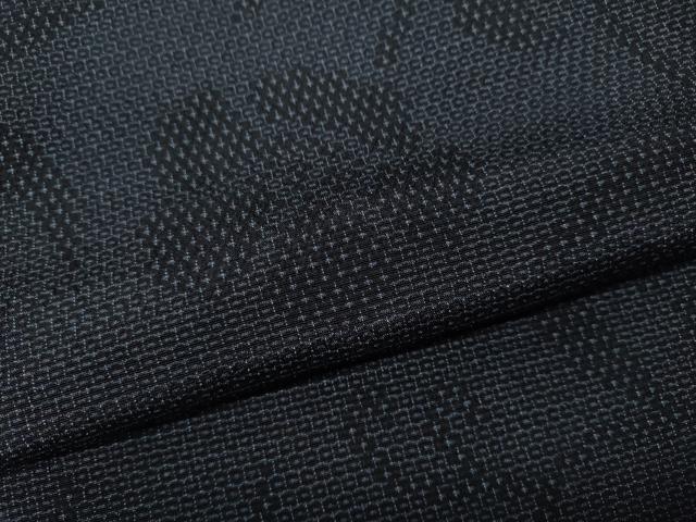 平和屋着物●本塩沢　110亀甲　花唐草文　正絹　逸品　未使用　CABA1651ut