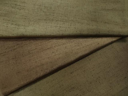 平和屋着物●上質な紬　コーヒー染　霞間道　正絹　逸品　CABA1681ut